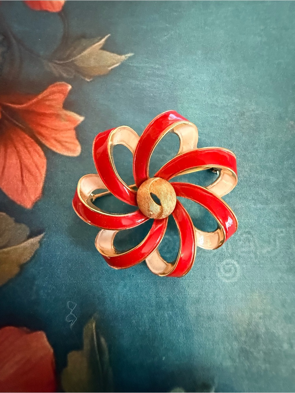 Enamel Brooch.